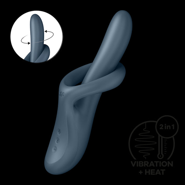 Satisfyer Heat Flex 4 Flexible Rotating Head Heating Vibrator